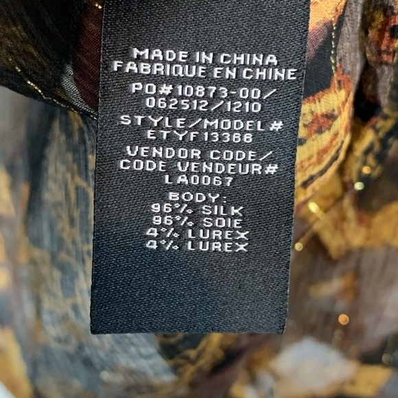 Ella Moss Silk Blouse - Picture 6 of 6